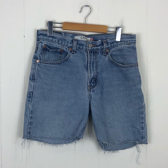 Vintage Levi’s Cut Off Distressed Shorts Sz 30 - Picture 3 of 10